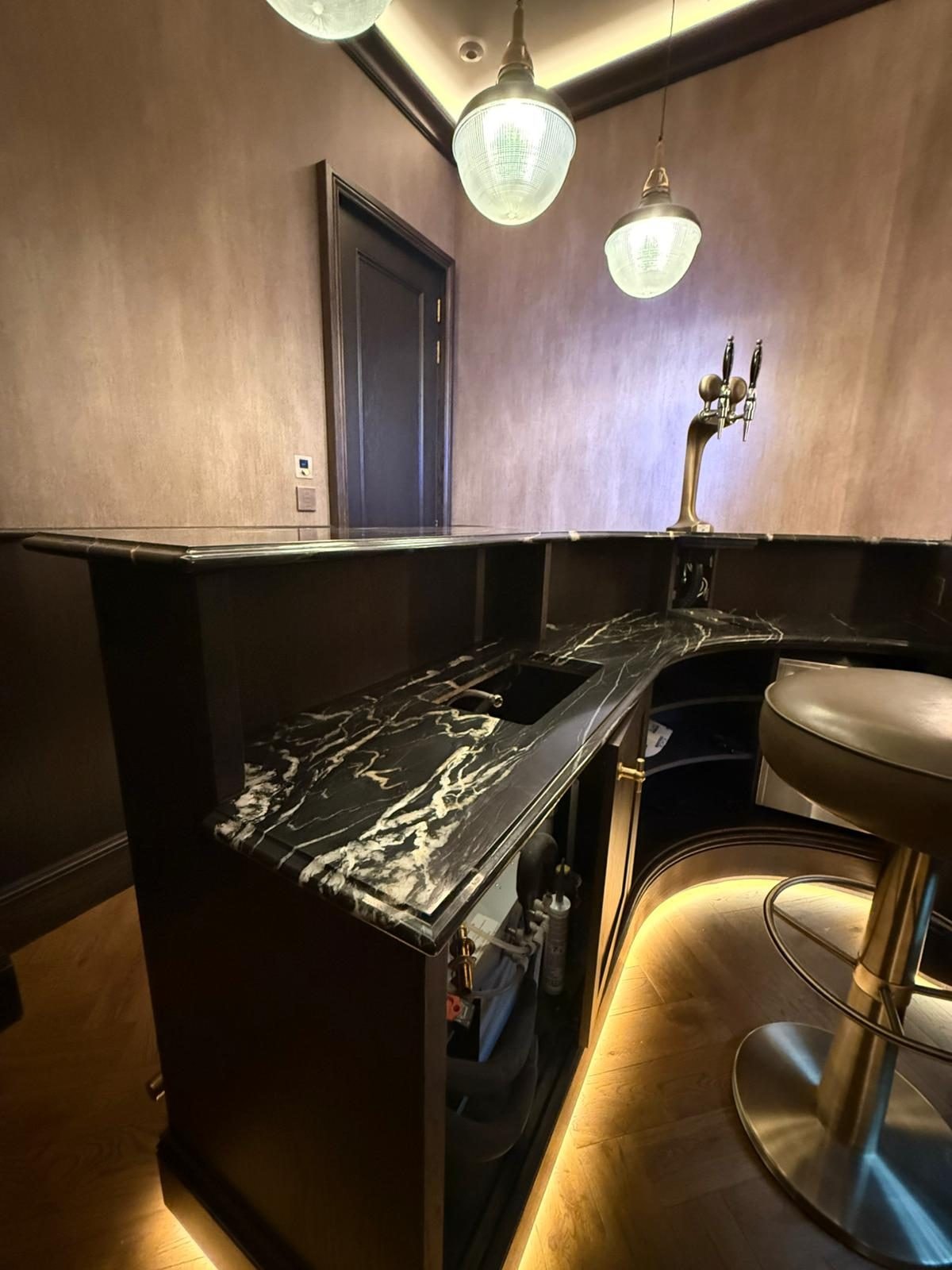 Bar in Black Fusion — Black Fusion, polished